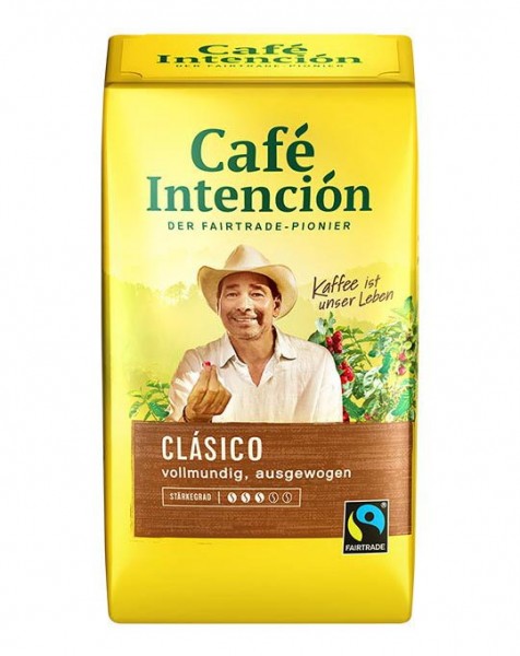 Fairtrade BIO Kaffee Café Intención Clásico gemahlen 500g