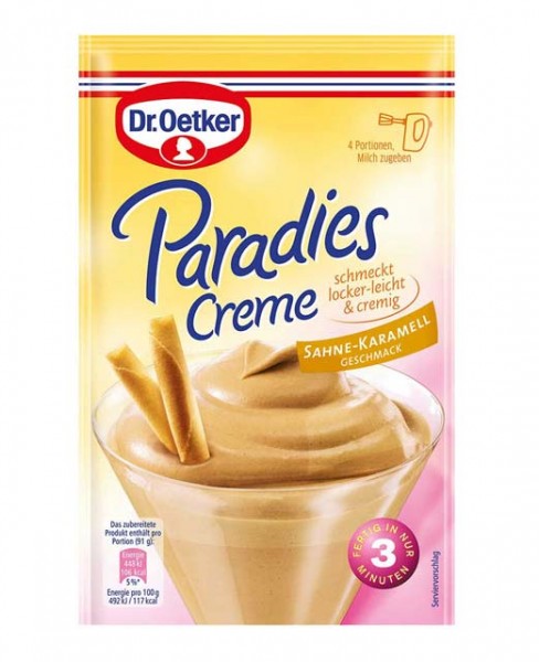 Dr. Oetker Paradies Creme Sahne-Karamell 70g