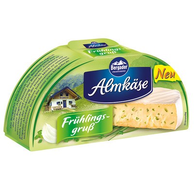 Bergader Almkäse Frühlingsgruß Schnittlauch 72% 175g