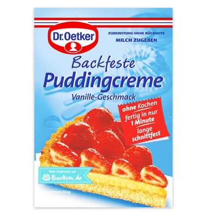 Dr. Oetker Backfeste Puddingcreme Vanille-Geschmack 40g