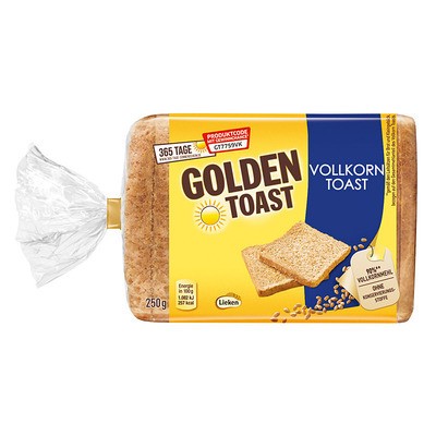 Golden Toast Vollkorntoast 250g