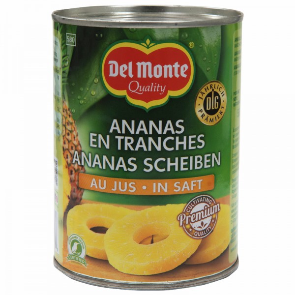 Del Monte Ananasscheiben 580ml