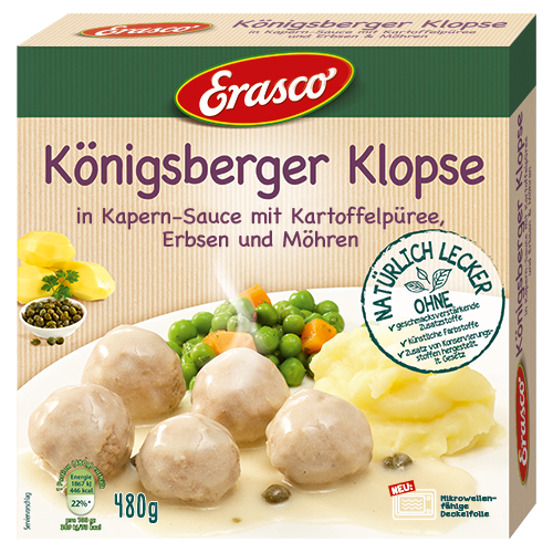 Erasco Königsberger Klopse in Kapern-Sauce 480g