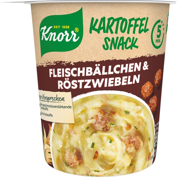 Knorr Kartoffel Snack Fleischbällchen &amp; Röstzwiebel