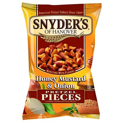 Snyder's Honey Mustard & Onion Pretzel Pieces 125g