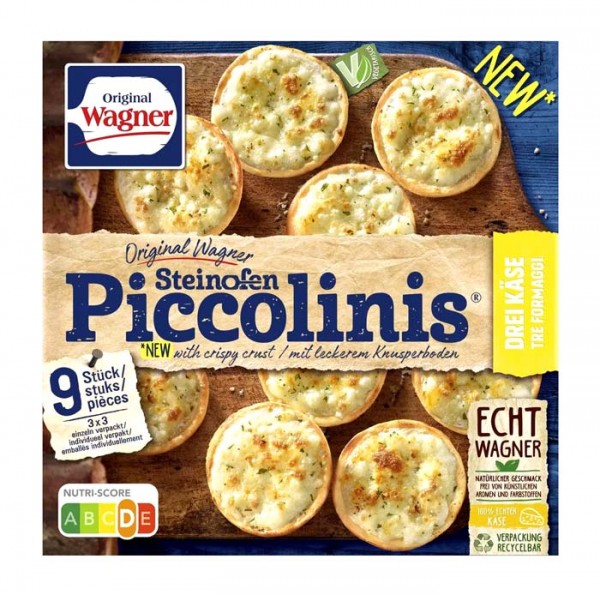 Original Wagner Piccolinis Steinofen Drei-Käse 270g