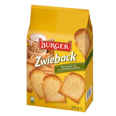 Burger Zwieback 225g