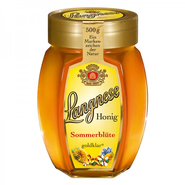 Langnese Feine Auslese Sommerblüten-Honig goldklar 500g