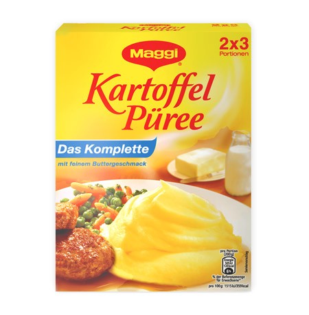 Maggi Kartoffel Püree Das Komplette mit feinem Buttergeschmack 2x3 Portionen
