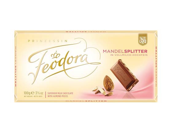 Feodora Mandelsplitter Schokolade 100g