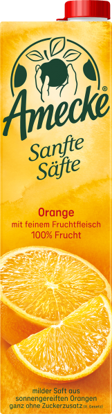 Amecke Orangensaft mit feinem Fruchtfleisch100% Fruchtgehalt 1L