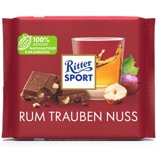 Ritter Sport Rum-Trauben-Nuss 100g