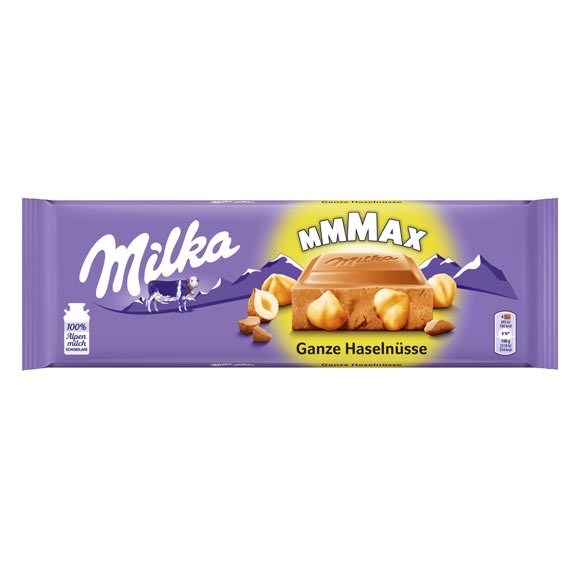 Milka MMMAX Ganze Haselnüsse Schokolade 270g