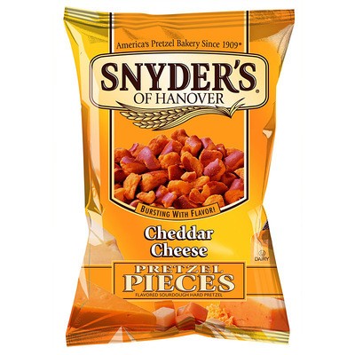 Snyder's Cheddar Cheese Pretzel Pieces 125g
