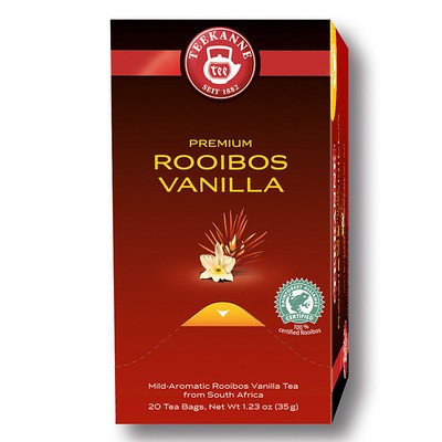 Teekanne Premium Rooibos Vanilla Rainforest Alliance zertifiziert 20x1,75g