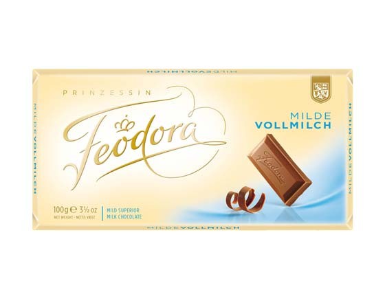 Feodora Milde Vollmilch Schokolade 100g
