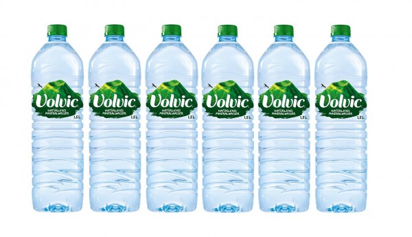 Volvic Mineralwasser 6er Pack, 1,5L PET