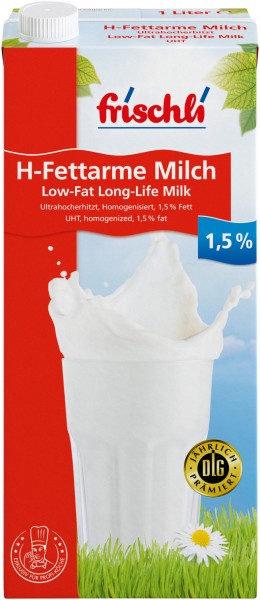 frischli fettarme H-Milch 1,5% 1L