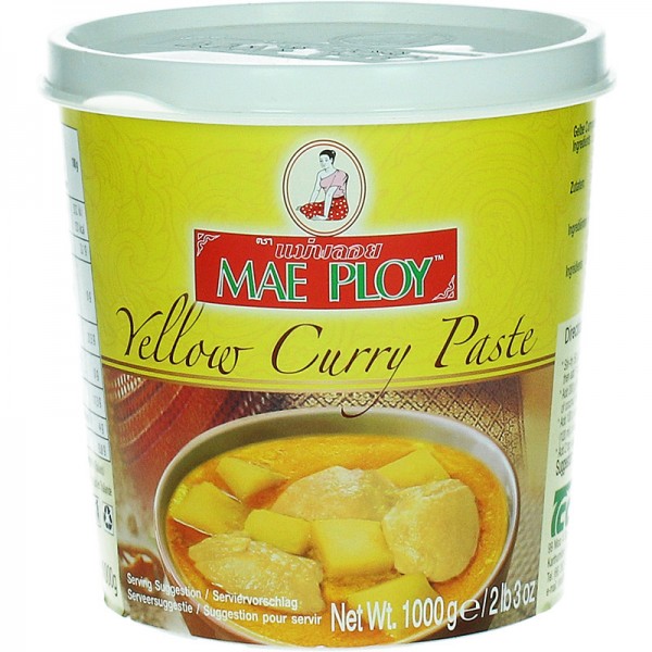 Gelbe Curry-Paste Mae Ploy 400g