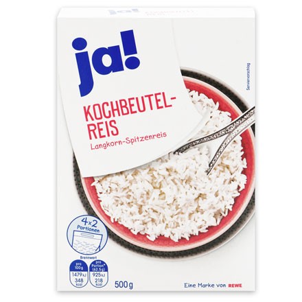 Kochbeutel-Reis, Langkorn-Spitzenreis 500g