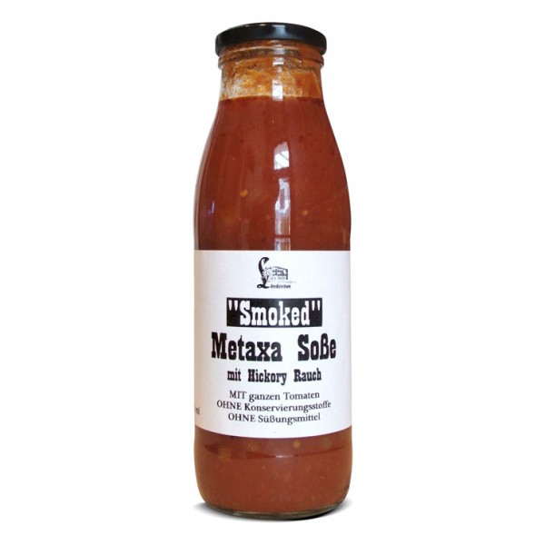 Smoked Metaxa Soße mit Hickory Rauch, 500ml