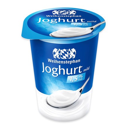 Weihenstephan Joghurt Natur mild 1,5% 500g