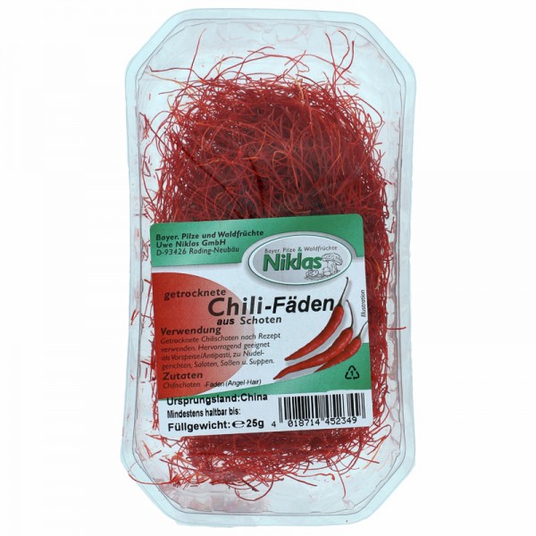 Chili-Fäden getrocknet 25g