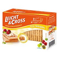 Knusperbrot Leicht & Cross Weizen 125g