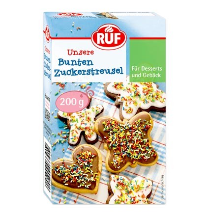 Bunte Zuckerstreusel 200g