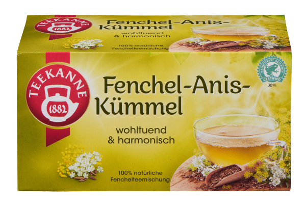 Teekanne Fenchel Anis-Kümmel 20x3g