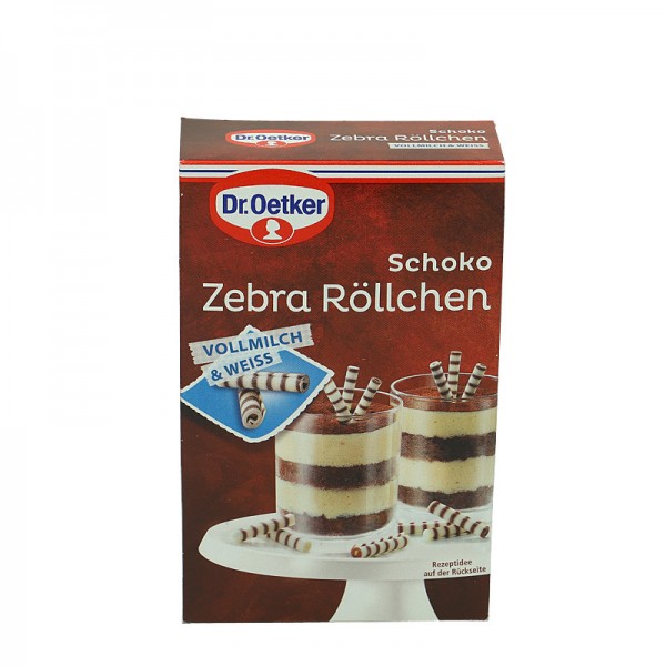 Dr. Oetker Schoko Zebra Röllchen 75g