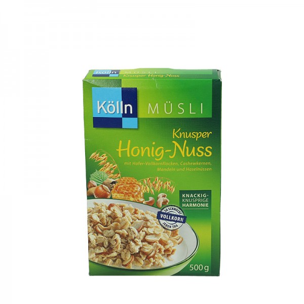 Kölln Müsli Knusper Honig Nuss 500g