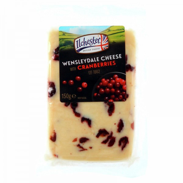Ilchester Wensleydale Cheese Cranberries 150g