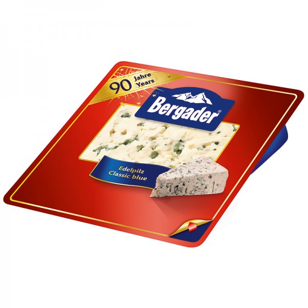 Bergader Weichkäse Edelpilz Classic Blue, 50%, 100g