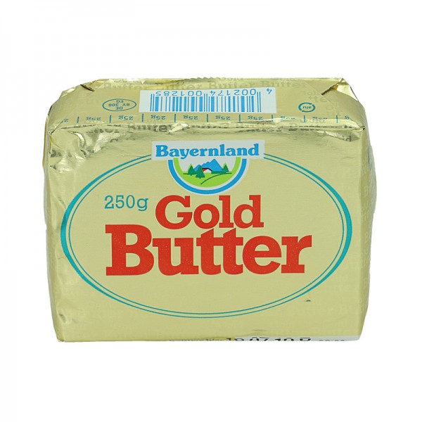Bayernland Goldbutter Süßrahm 250g