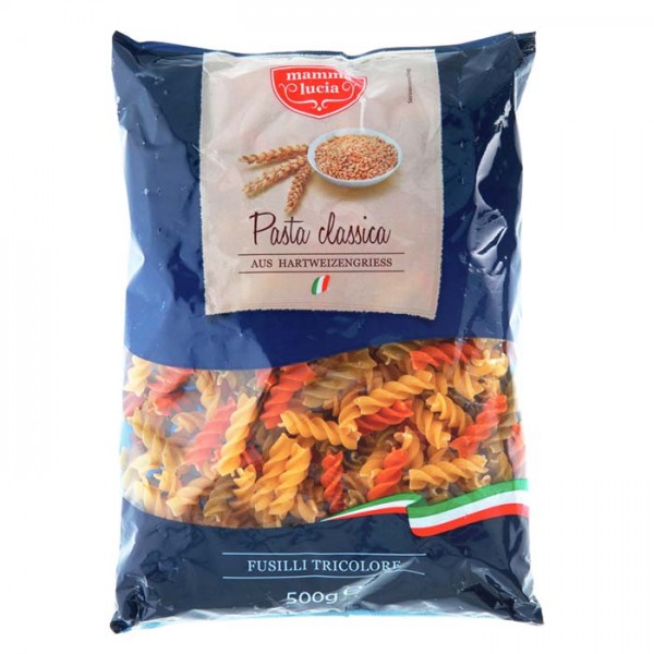 Mamma Lucia Fusilli Tricolore 500g