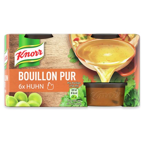 Knorr Bouillon PUR HUHN für 6x 500ml