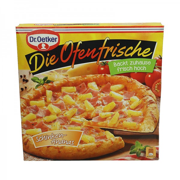 Dr. Oetker Die Ofenfrische Schinken-Ananas 410g