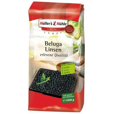 Müller's Mühle Beluga Linsen 1kg