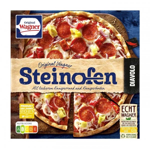 Original Wagner Steinofen Pizza Diavolo 350g
