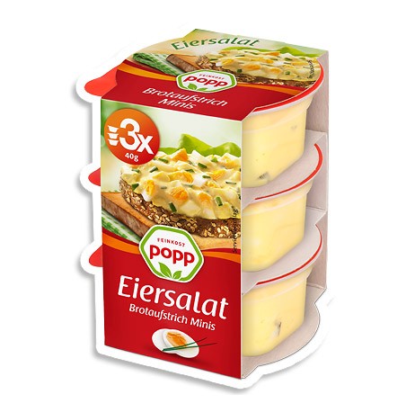 Popp Eiersalat Minis 3x40g