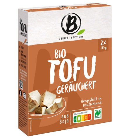 Berief BIO Tofu Geräuchert, Naturland, 2 x 175 Gramm