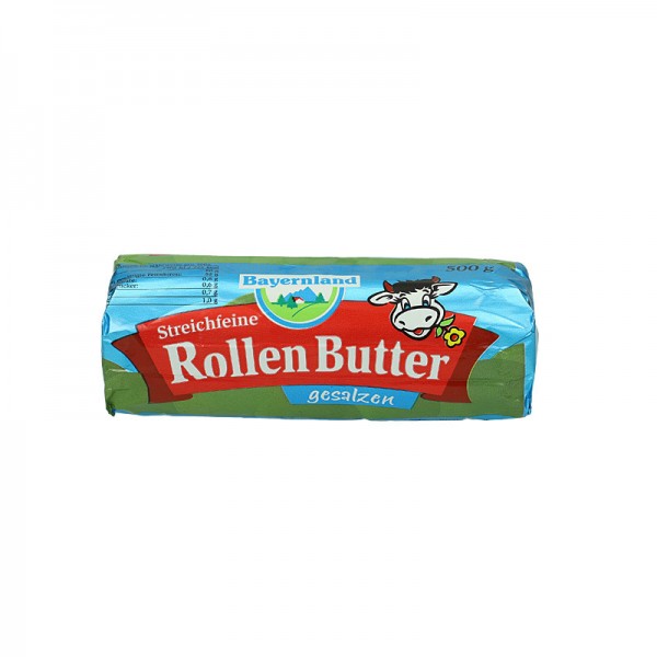 Bayernland Rollen Butter gesalzen XL 500g