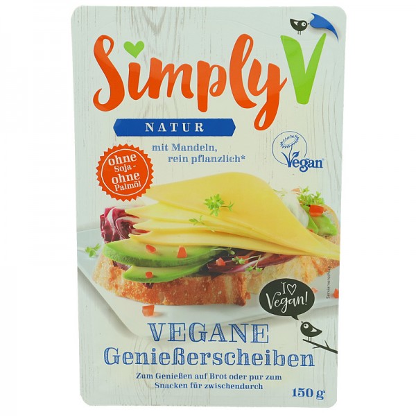 Simply V Vegane Genießerscheiben Natur 150g