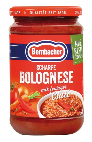Bernbacher Pasta Sauce Scharfe Bolognese 400g