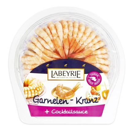 LABEYRIE Garnelen Kranz mit Cocktailsauce 130g