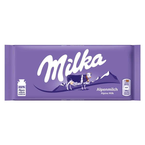 Milka Alpenmilch Schokolade, 100g