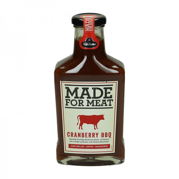 Kühne Made for Meat Cranberry BBQ Sauce 375ml