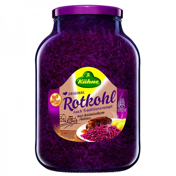 Kühne Original Rotkohl nach Traditionsrezept 2650ml