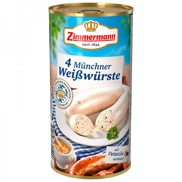 Zimmermann Münchner Weißwürste 250g